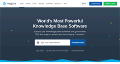 Desktop Screenshot of helpjuice.com